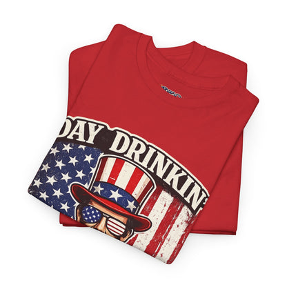 Day Drinking with Abe Lincoln Patriotic T-Shirt - 250th limited series