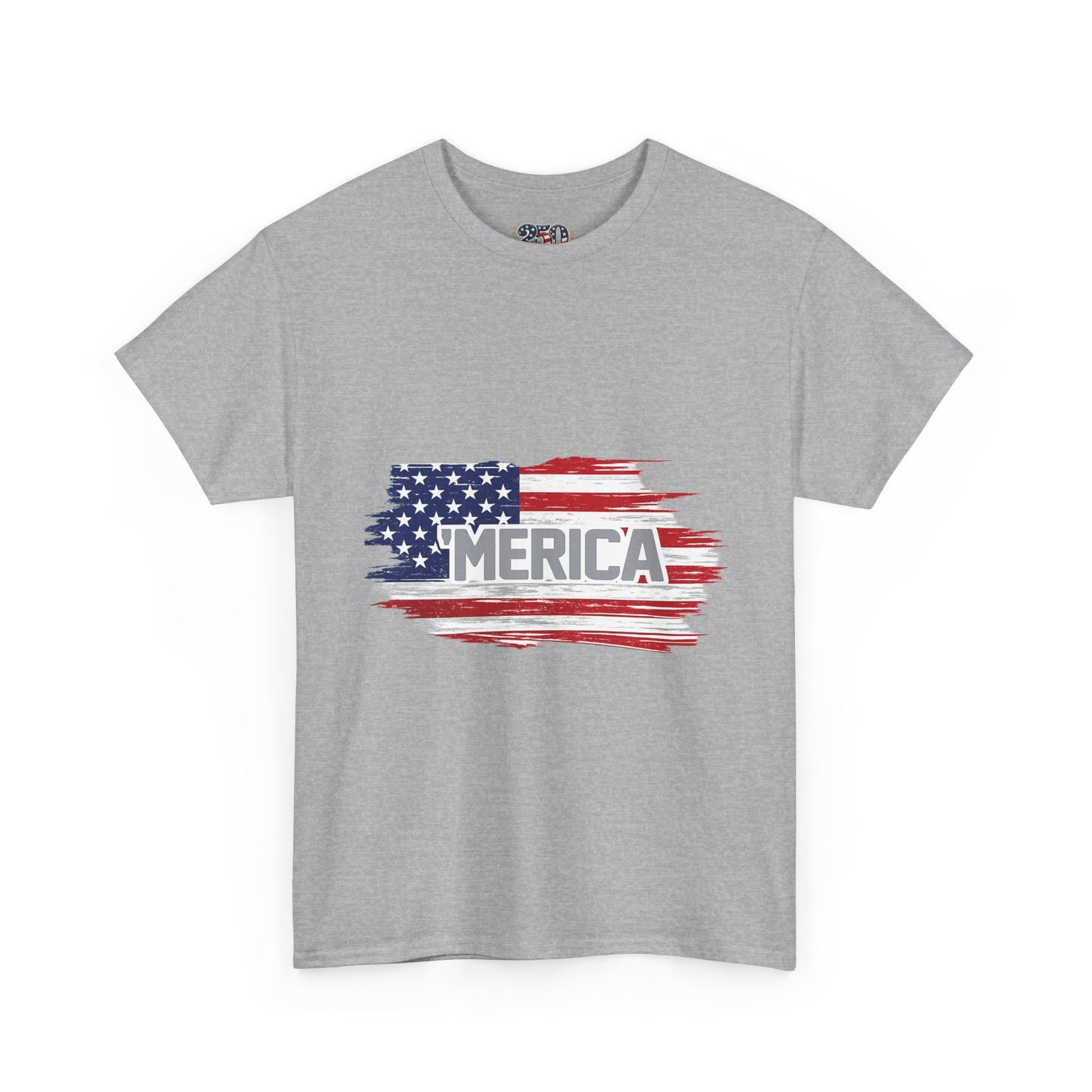 ‘Merica - Distressed America Flag T-Shirt — Vintage Patriotic USA Tee