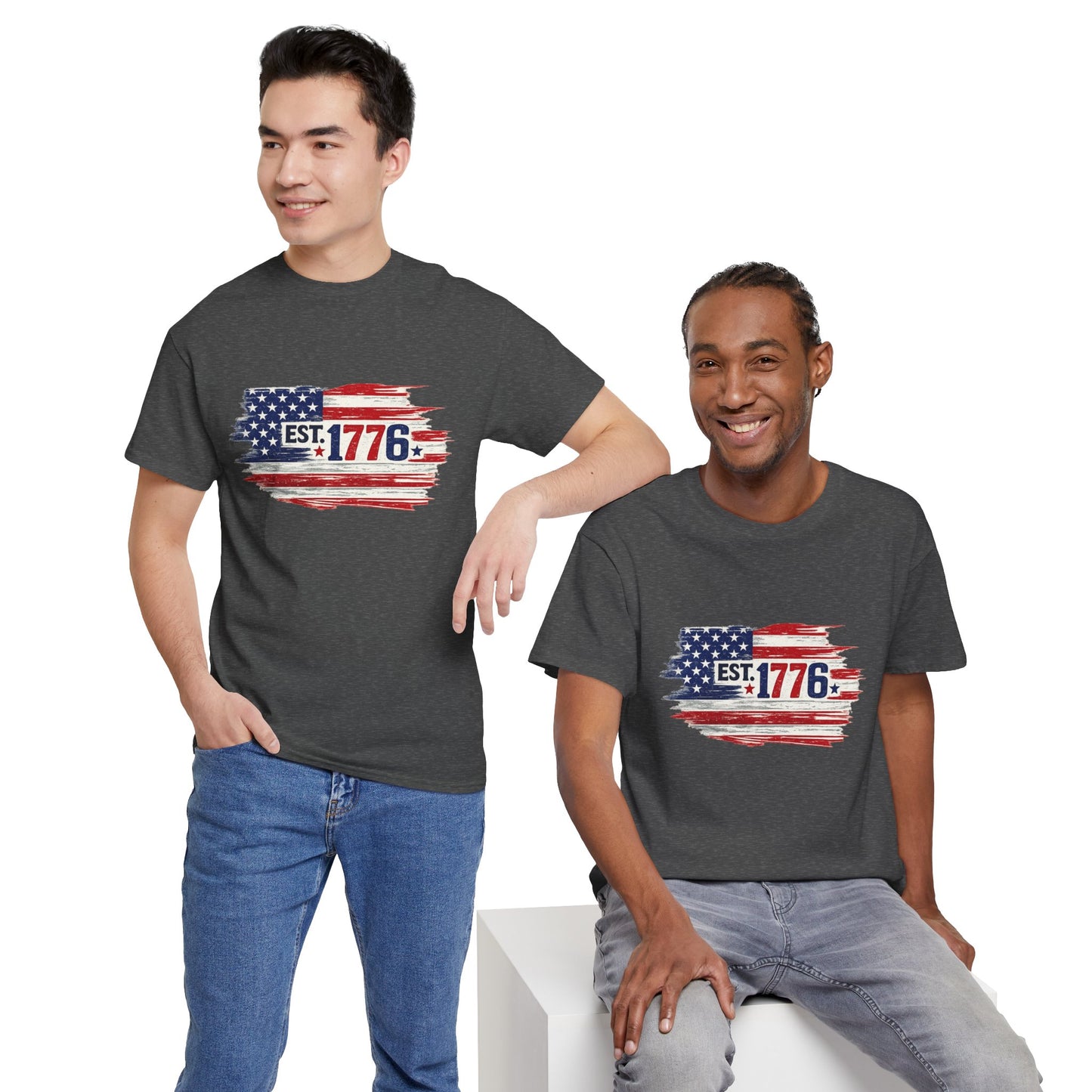T-shirt - American Flag with 1776 Ripping Through - 250th Limited Series