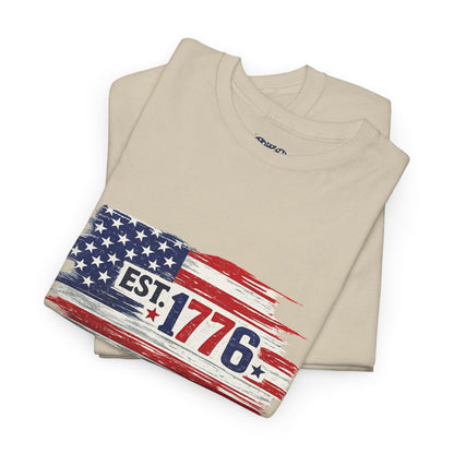 T-shirt - American Flag with 1776 Ripping Through - 250th Limited Series