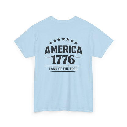 America 1776 T-Shirt — Land of the Free Patriotic Tee