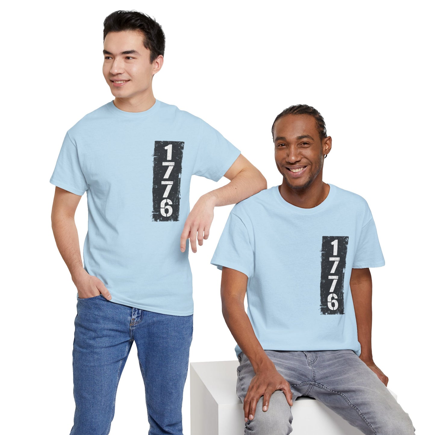 1776 Patriotic T-Shirt — Minimal USA Est. 1776 Freedom Tee