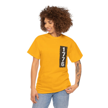 1776 Patriotic T-Shirt — Minimal USA Est. 1776 Freedom Tee