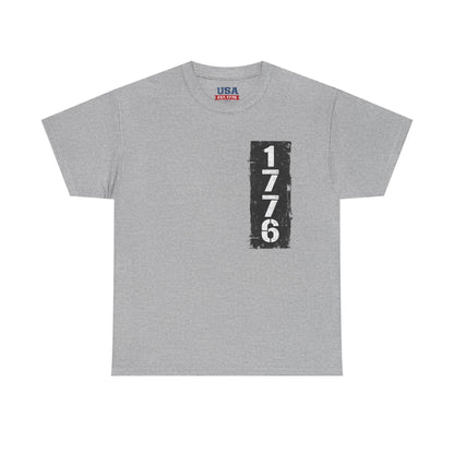1776 Patriotic T-Shirt — Minimal USA Est. 1776 Freedom Tee