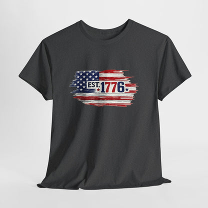 T-shirt - American Flag with 1776 Ripping Through - 250th Limited Series