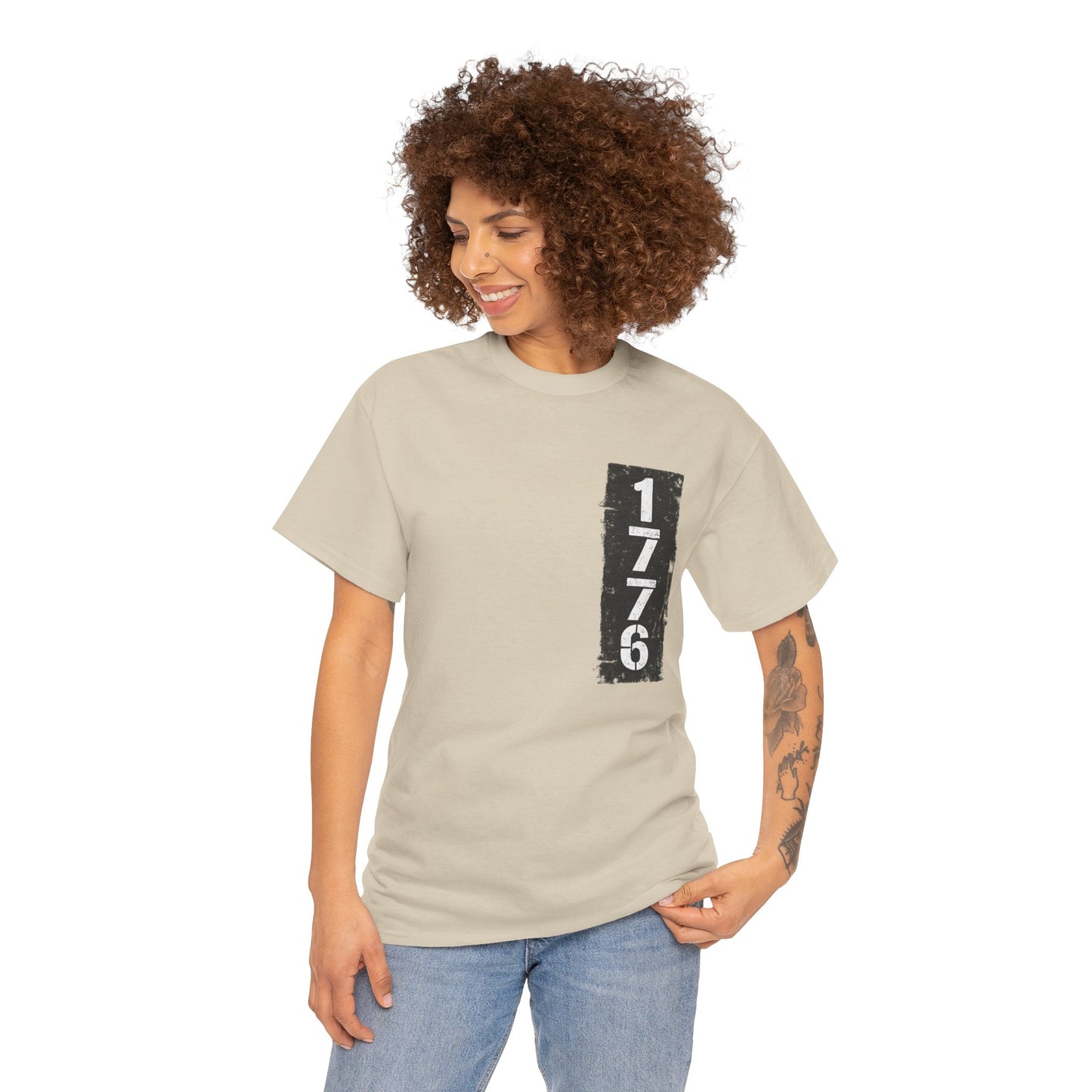 1776 Patriotic T-Shirt — Minimal USA Est. 1776 Freedom Tee