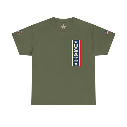 USA 250th Anniversary T-Shirt - Celebrating America 1776–2026 Patriotic Tee - 250th Limited Series