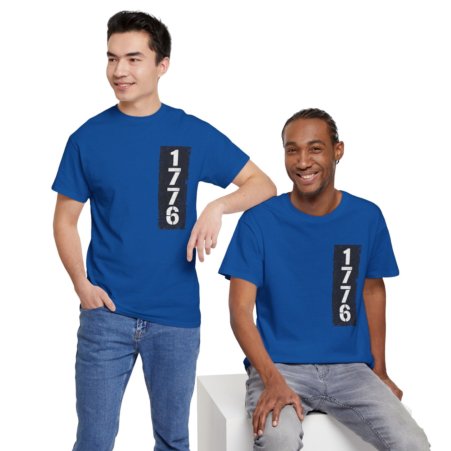 1776 Patriotic T-Shirt — Minimal USA Est. 1776 Freedom Tee