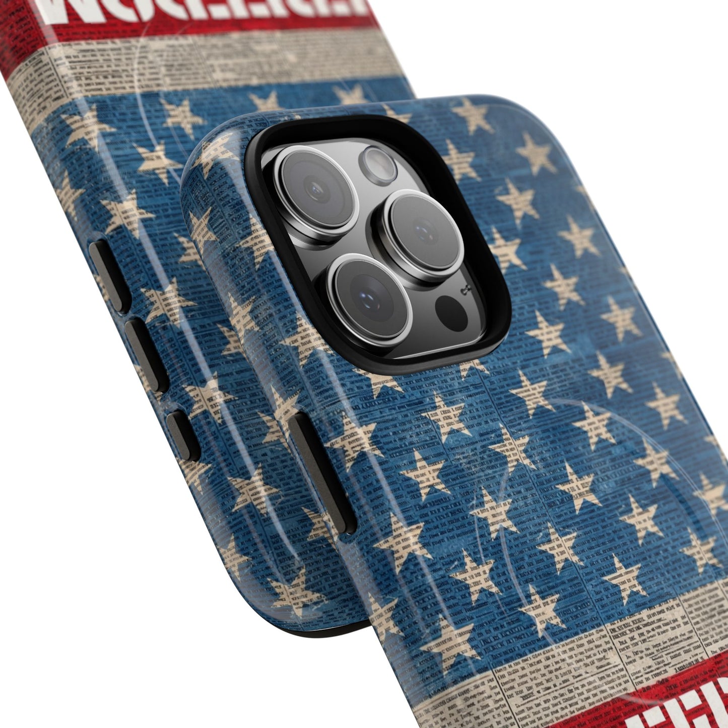 Freedom American Flag iPhone Case — Tough Magnetic Protective Case