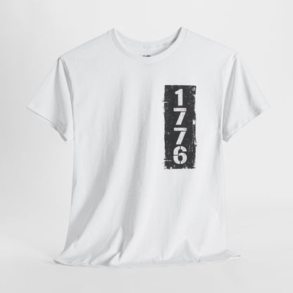 1776 Patriotic T-Shirt — Minimal USA Est. 1776 Freedom Tee