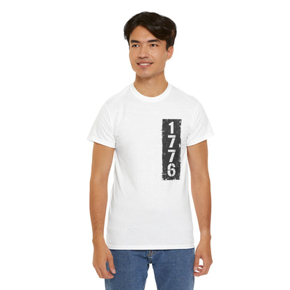1776 Patriotic T-Shirt — Minimal USA Est. 1776 Freedom Tee