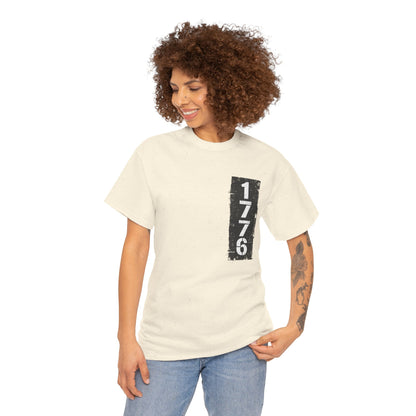 1776 Patriotic T-Shirt — Minimal USA Est. 1776 Freedom Tee
