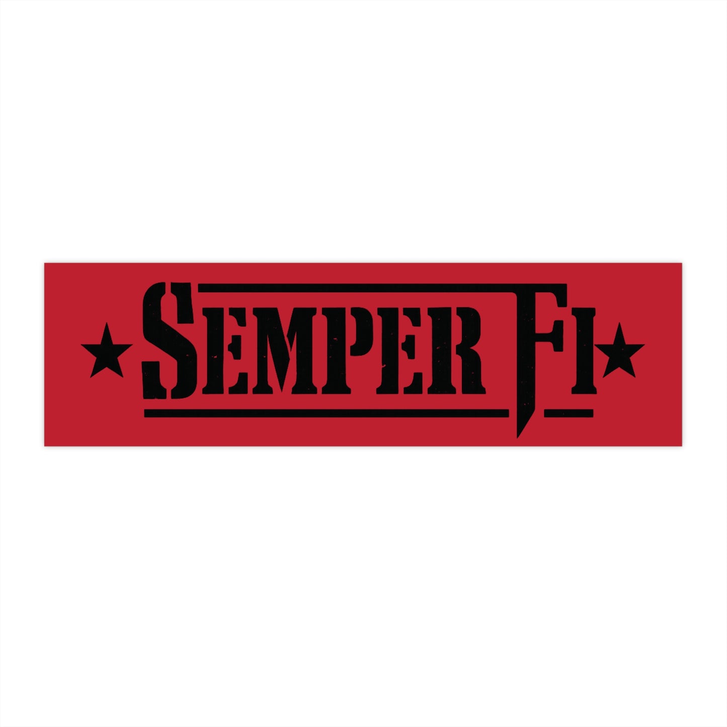 Semper Fi Bumper Sticker — Military Marine Corps Vinyl Decal