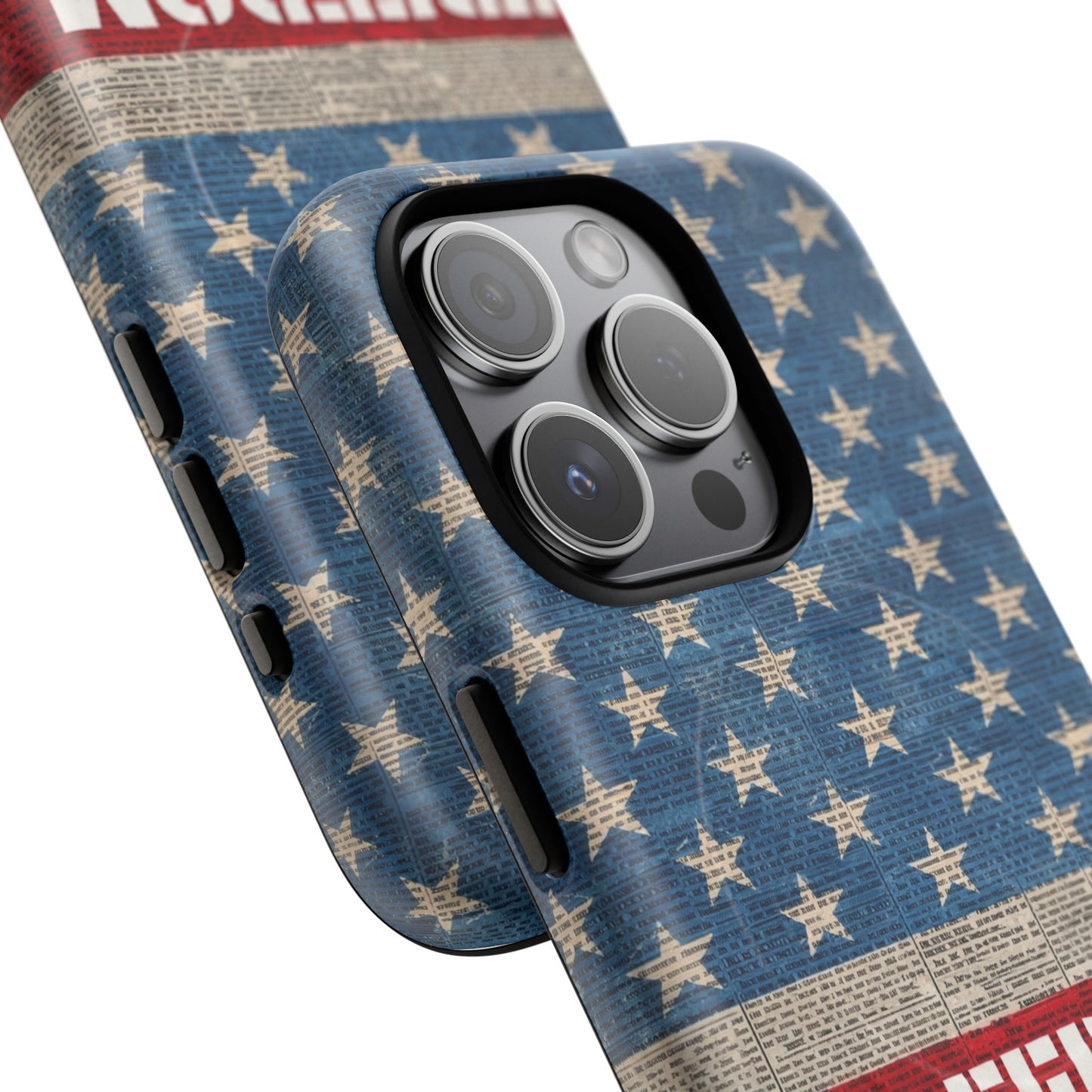 Freedom American Flag iPhone Case — Tough Magnetic Protective Case