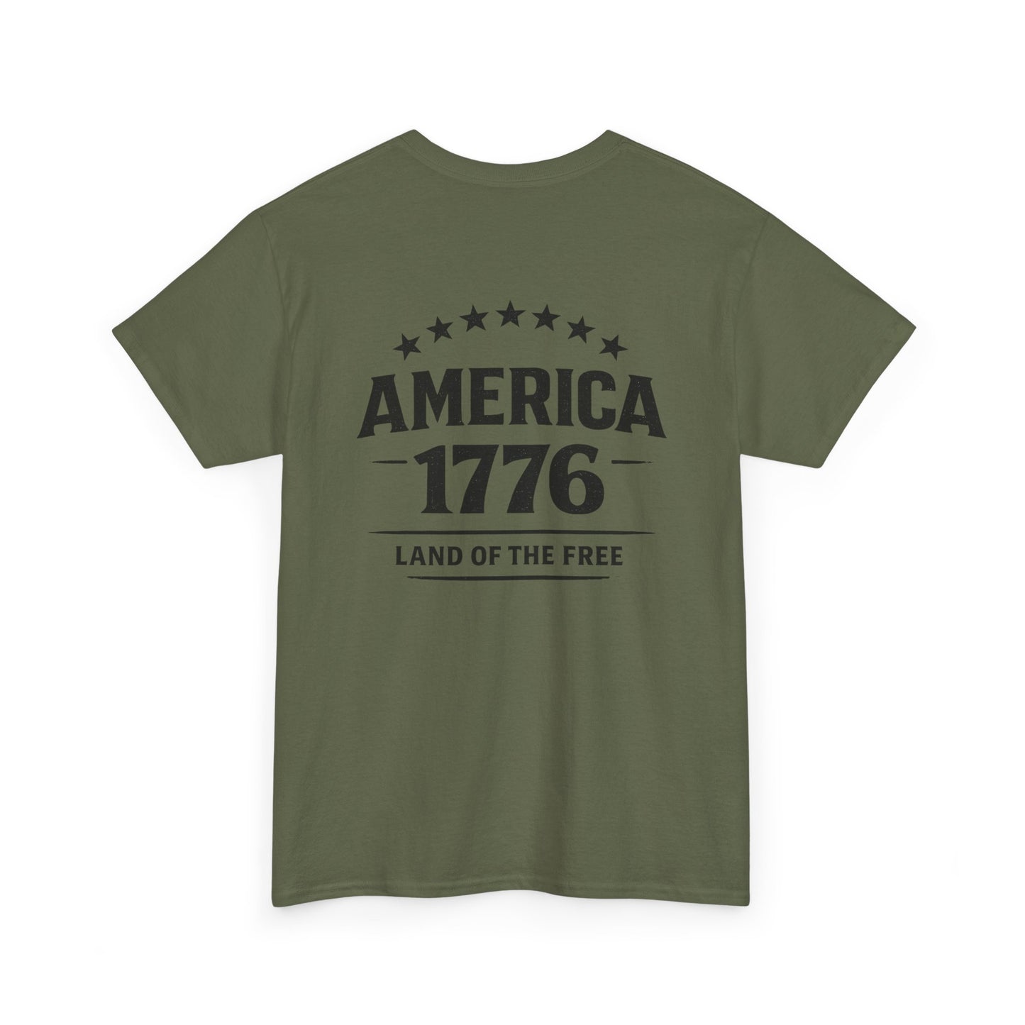 America 1776 T-Shirt — Land of the Free Patriotic Tee