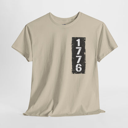 1776 Patriotic T-Shirt — Minimal USA Est. 1776 Freedom Tee