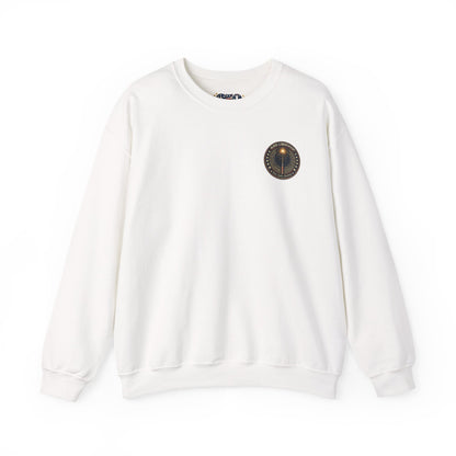 Patriotic Wizard and wizarding Crewneck Sweatshirt — "Freedom Isn’t Inherited, It’s Summoned"