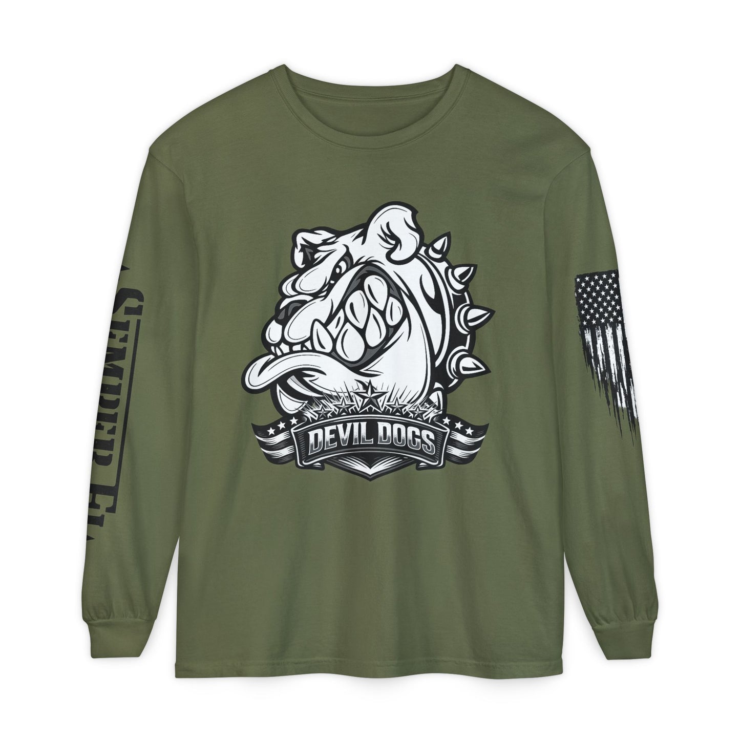 Devil Dog Vintage Grit Long Sleeve Tee - Vintage Grit Edition