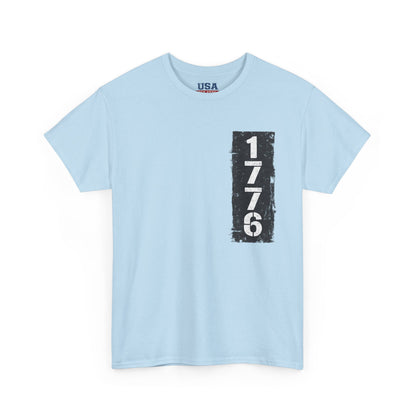 1776 Patriotic T-Shirt — Minimal USA Est. 1776 Freedom Tee