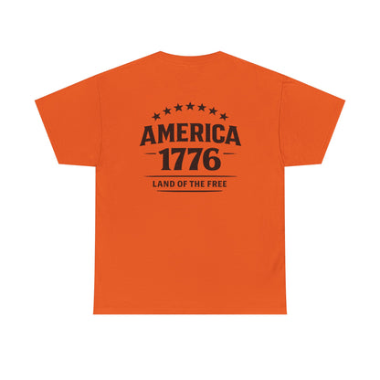 America 1776 T-Shirt — Land of the Free Patriotic Tee