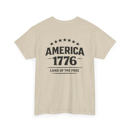 America 1776 T-Shirt — Land of the Free Patriotic Tee