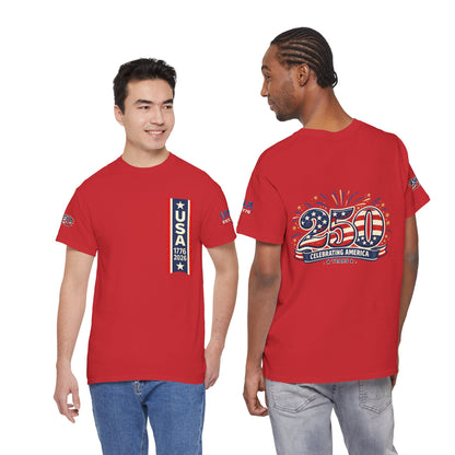 USA 250th Anniversary T-Shirt - Celebrating America 1776–2026 Patriotic Tee - 250th Limited Series