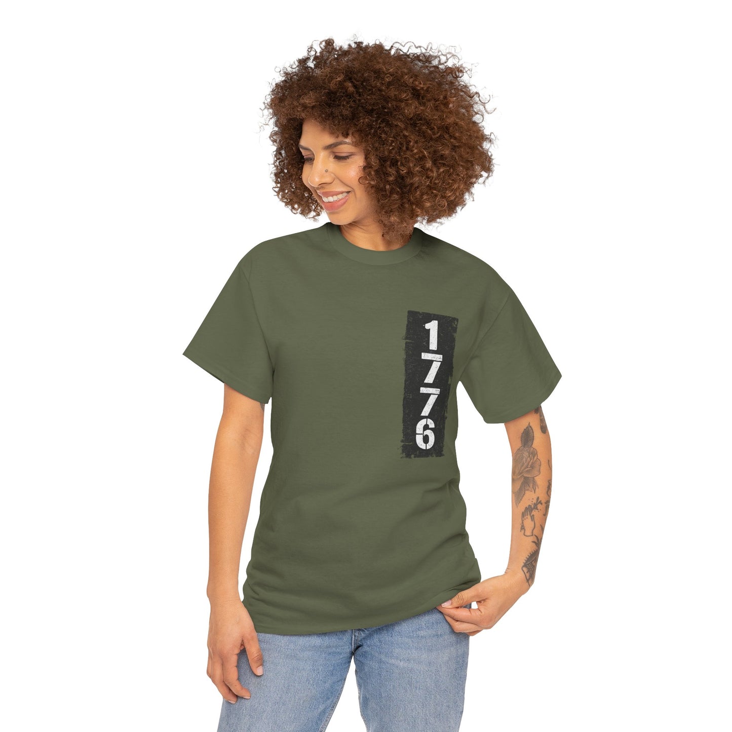 1776 Patriotic T-Shirt — Minimal USA Est. 1776 Freedom Tee
