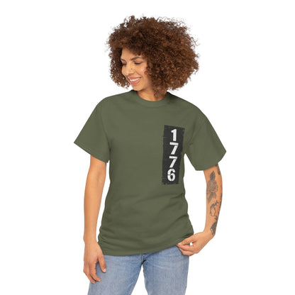 1776 Patriotic T-Shirt — Minimal USA Est. 1776 Freedom Tee