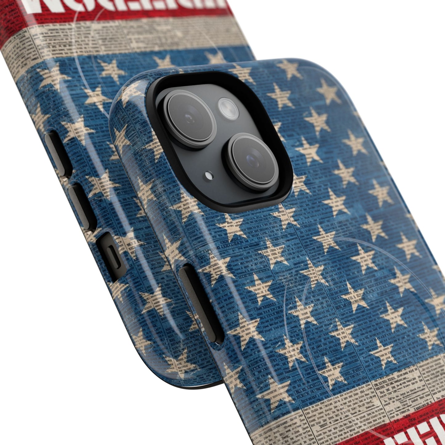 Freedom American Flag iPhone Case — Tough Magnetic Protective Case