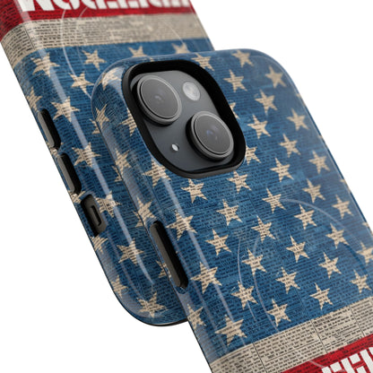 Freedom American Flag iPhone Case — Tough Magnetic Protective Case