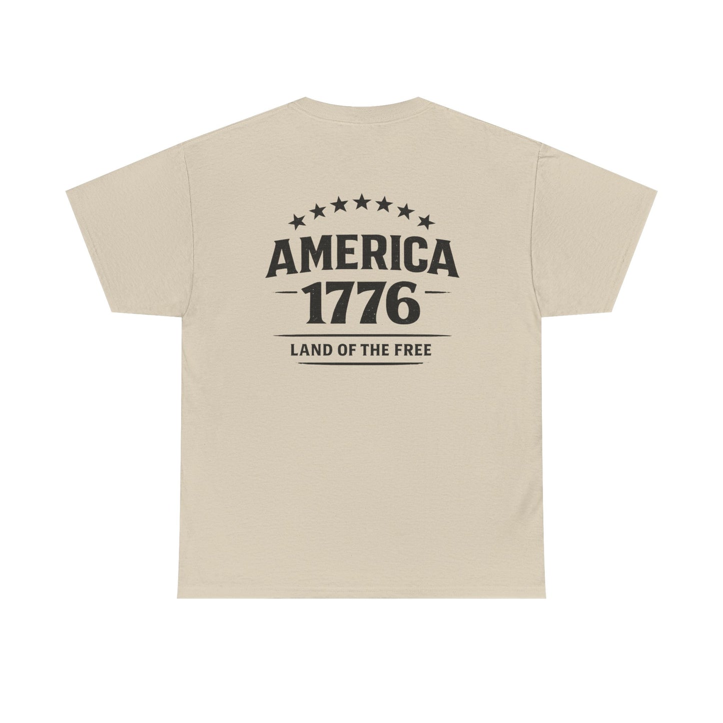 America 1776 T-Shirt — Land of the Free Patriotic Tee