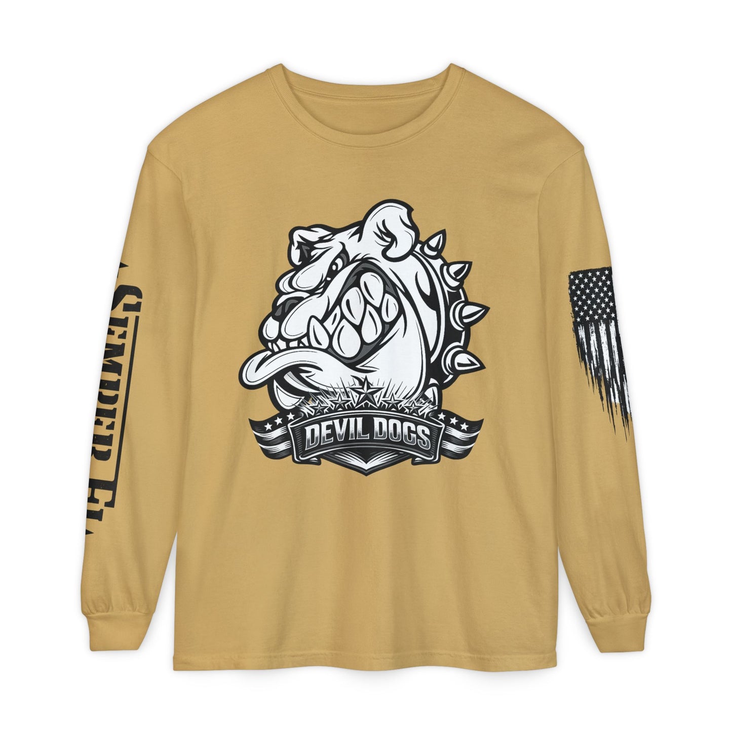 Devil Dog Vintage Grit Long Sleeve Tee - Vintage Grit Edition