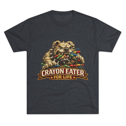 Devil Dog Crayon Eater for Life Military Tee