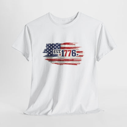 T-shirt - American Flag with 1776 Ripping Through - 250th Limited Series