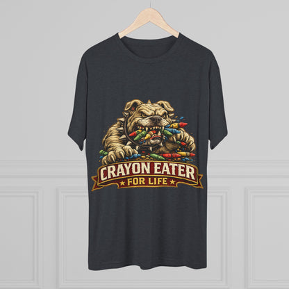 Devil Dog Crayon Eater for Life Military Tee