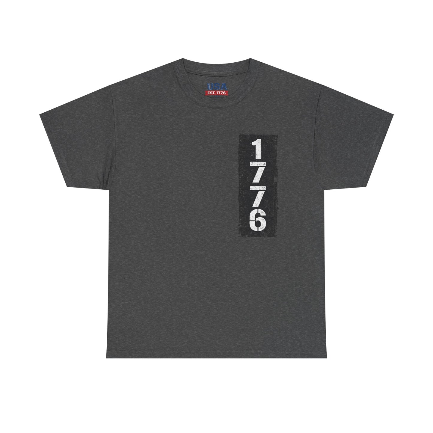 1776 Patriotic T-Shirt — Minimal USA Est. 1776 Freedom Tee