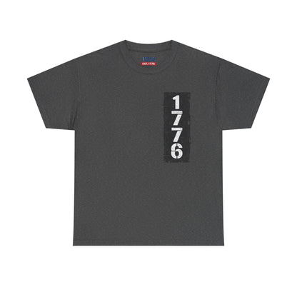 1776 Patriotic T-Shirt — Minimal USA Est. 1776 Freedom Tee