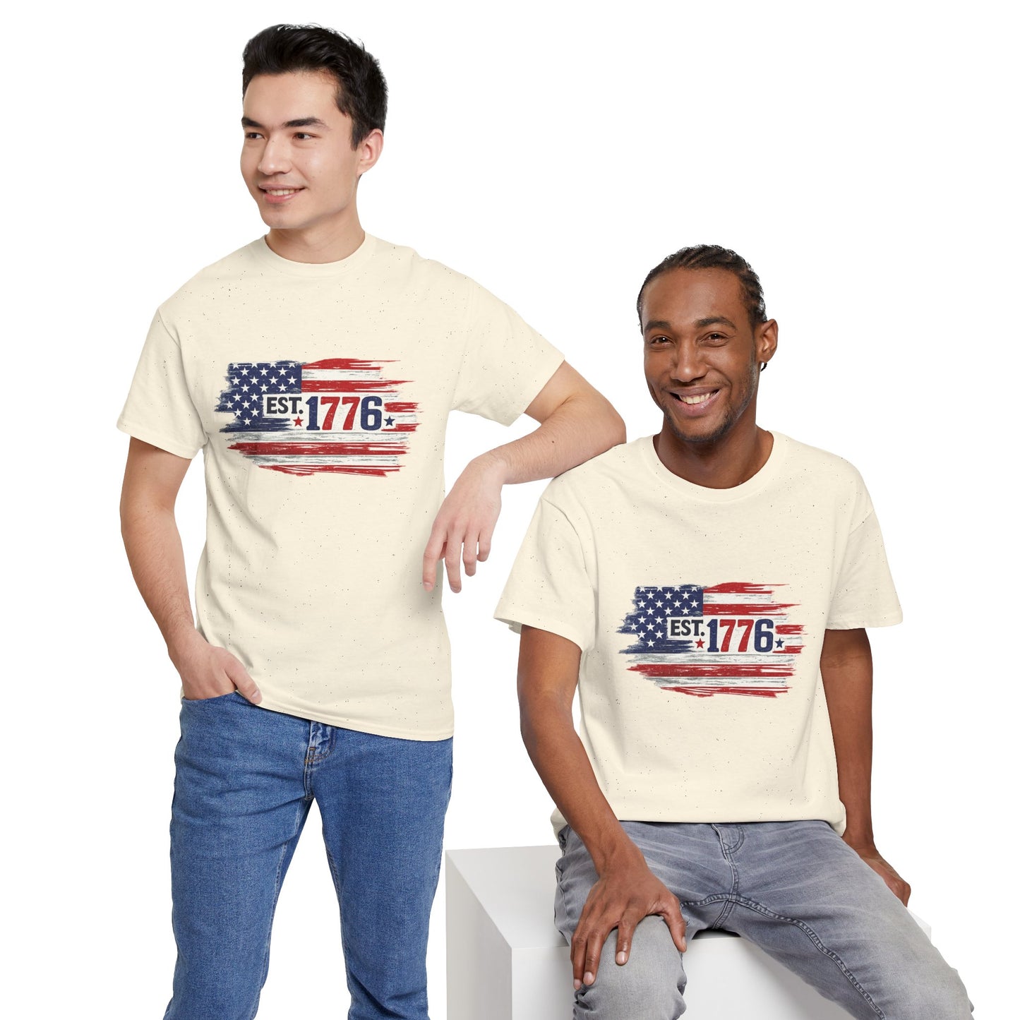 T-shirt - American Flag with 1776 Ripping Through - 250th Limited Series