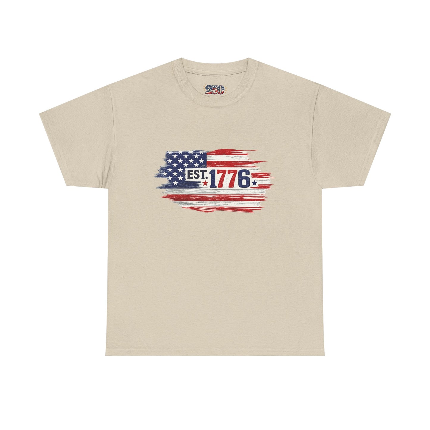 T-shirt - American Flag with 1776 Ripping Through - 250th Limited Series