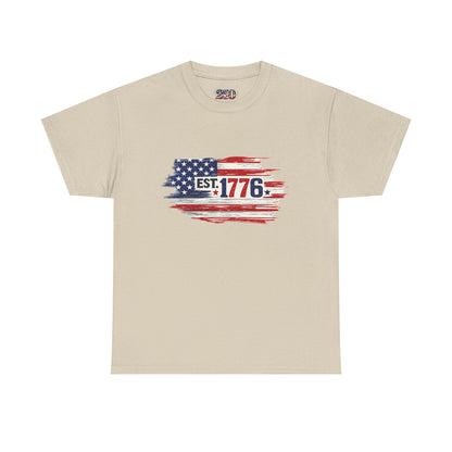 T-shirt - American Flag with 1776 Ripping Through - 250th Limited Series