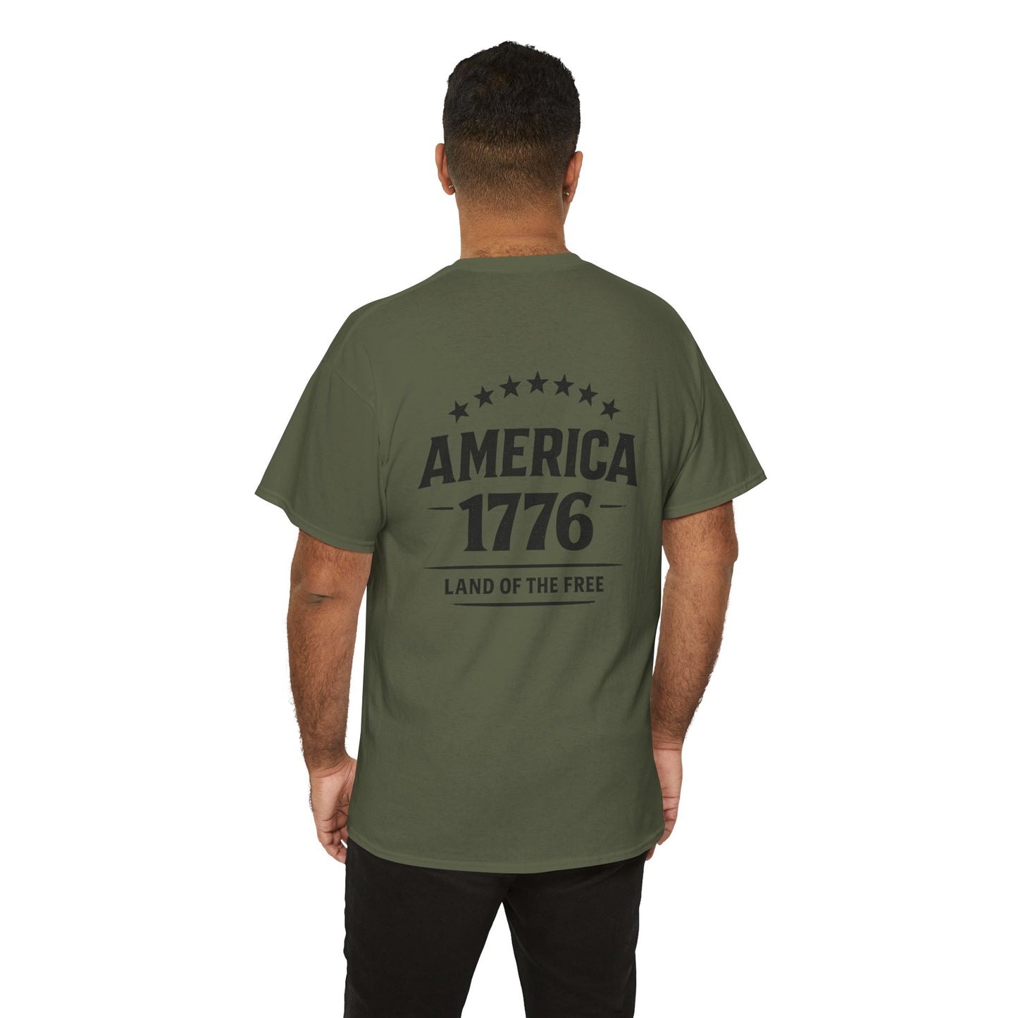 America 1776 T-Shirt — Land of the Free Patriotic Tee