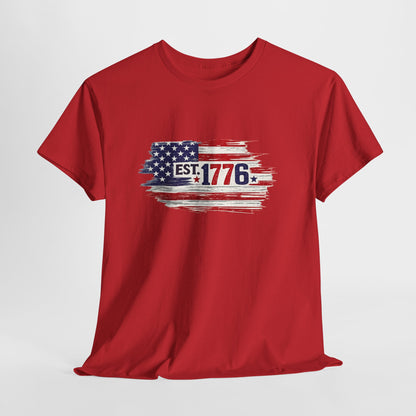 T-shirt - American Flag with 1776 Ripping Through - 250th Limited Series