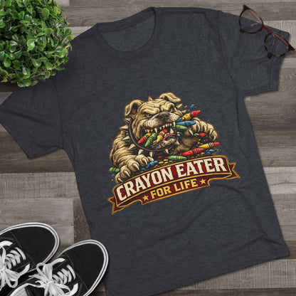 Devil Dog Crayon Eater for Life Military Tee