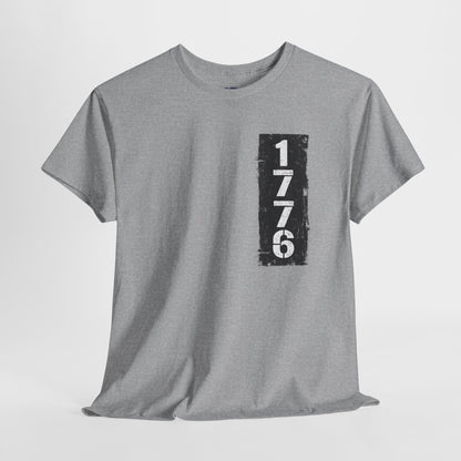 1776 Patriotic T-Shirt — Minimal USA Est. 1776 Freedom Tee