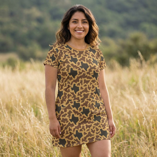 Texas Desert Camo T-Shirt Dress