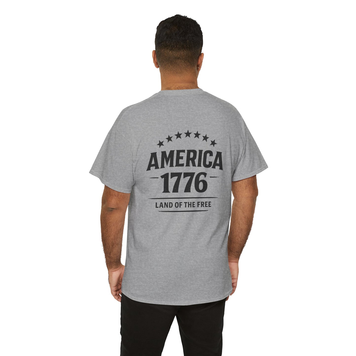 America 1776 T-Shirt — Land of the Free Patriotic Tee