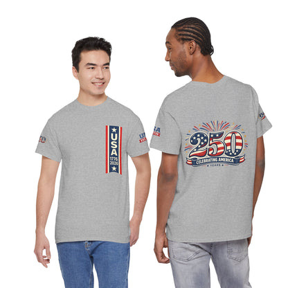 USA 250th Anniversary T-Shirt - Celebrating America 1776–2026 Patriotic Tee - 250th Limited Series