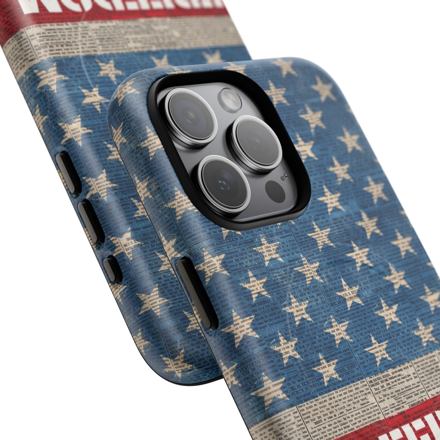 Freedom American Flag iPhone Case — Tough Magnetic Protective Case