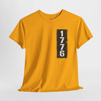 1776 Patriotic T-Shirt — Minimal USA Est. 1776 Freedom Tee