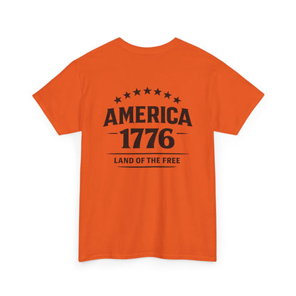 America 1776 T-Shirt — Land of the Free Patriotic Tee
